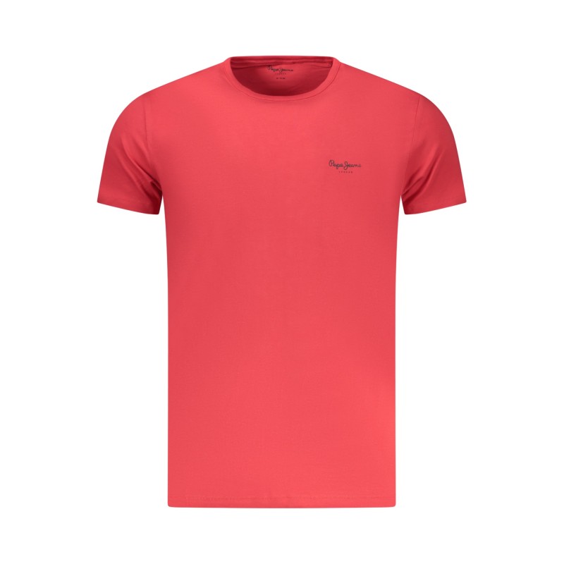 PEPE JEANS T-SHIRT MANICHE CORTE UOMO ROSSO