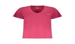 PEPE JEANS T-SHIRT MANICHE CORTE DONNA ROSA