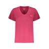 PEPE JEANS T-SHIRT MANICHE CORTE DONNA ROSA