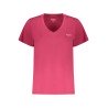 PEPE JEANS T-SHIRT MANICHE CORTE DONNA ROSA