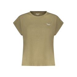PEPE JEANS T-SHIRT MANICHE CORTE DONNA VERDE