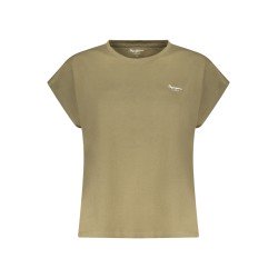 PEPE JEANS T-SHIRT MANICHE CORTE DONNA VERDE