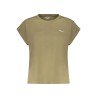 PEPE JEANS T-SHIRT MANICHE CORTE DONNA VERDE