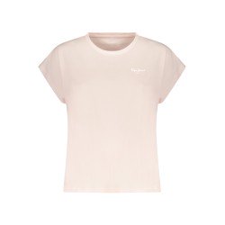 PEPE JEANS T-SHIRT MANICHE CORTE DONNA ROSA