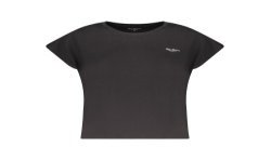 PEPE JEANS T-SHIRT MANICHE CORTE DONNA NERO