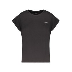 PEPE JEANS T-SHIRT MANICHE CORTE DONNA NERO