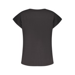 PEPE JEANS T-SHIRT MANICHE CORTE DONNA NERO