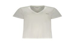 PEPE JEANS T-SHIRT MANICHE CORTE DONNA BIANCO