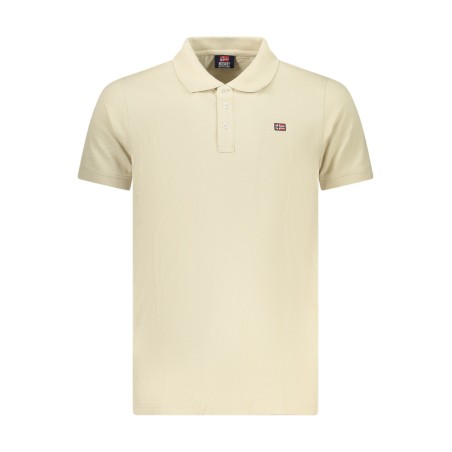NORWAY 1963 POLO MANICHE CORTE UOMO BEIGE