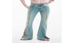 DESIGUAL JEANS DENIM DONNA AZZURRO
