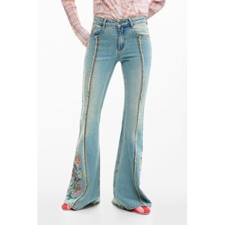 DESIGUAL JEANS DENIM DONNA AZZURRO