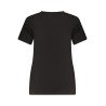 GUESS JEANS T-SHIRT MANICHE CORTE DONNA NERO