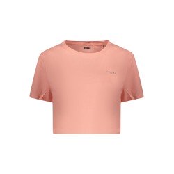 GUESS JEANS T-SHIRT MANICHE CORTE DONNA ROSA