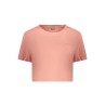 GUESS JEANS T-SHIRT MANICHE CORTE DONNA ROSA