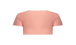 GUESS JEANS T-SHIRT MANICHE CORTE DONNA ROSA