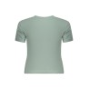 GUESS JEANS T-SHIRT MANICHE CORTE DONNA VERDE