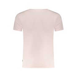 GUESS JEANS T-SHIRT MANICHE CORTE DONNA ROSA