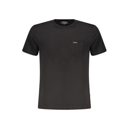 GUESS JEANS T-SHIRT MANICHE CORTE UOMO NERO