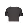 GUESS JEANS T-SHIRT MANICHE CORTE DONNA NERO