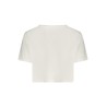 GUESS JEANS T-SHIRT MANICHE CORTE DONNA BIANCO