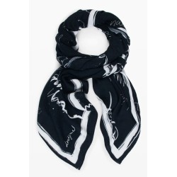 DESIGUAL FOULARD DONNA NERO