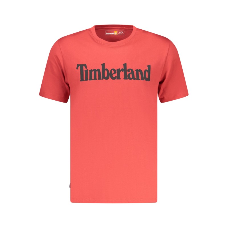 TIMBERLAND T-SHIRT MANICHE CORTE UOMO ROSSO