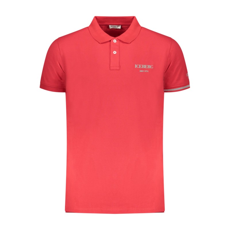 ICEBERG POLO MANICHE CORTE UOMO ROSSO