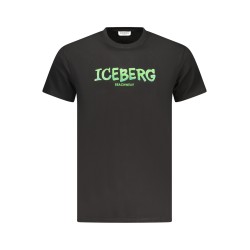 ICEBERG T-SHIRT MANICHE CORTE UOMO NERO
