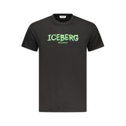 ICEBERG T-SHIRT MANICHE CORTE UOMO NERO