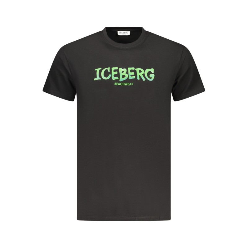 ICEBERG T-SHIRT MANICHE CORTE UOMO NERO
