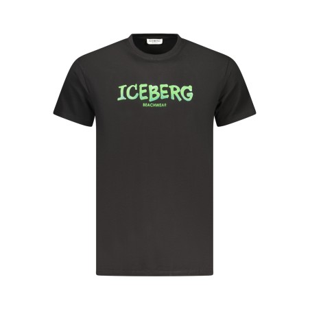 ICEBERG T-SHIRT MANICHE CORTE UOMO NERO