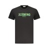 ICEBERG T-SHIRT MANICHE CORTE UOMO NERO
