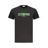ICEBERG T-SHIRT MANICHE CORTE UOMO NERO
