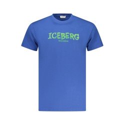 ICEBERG T-SHIRT MANICHE CORTE UOMO BLU