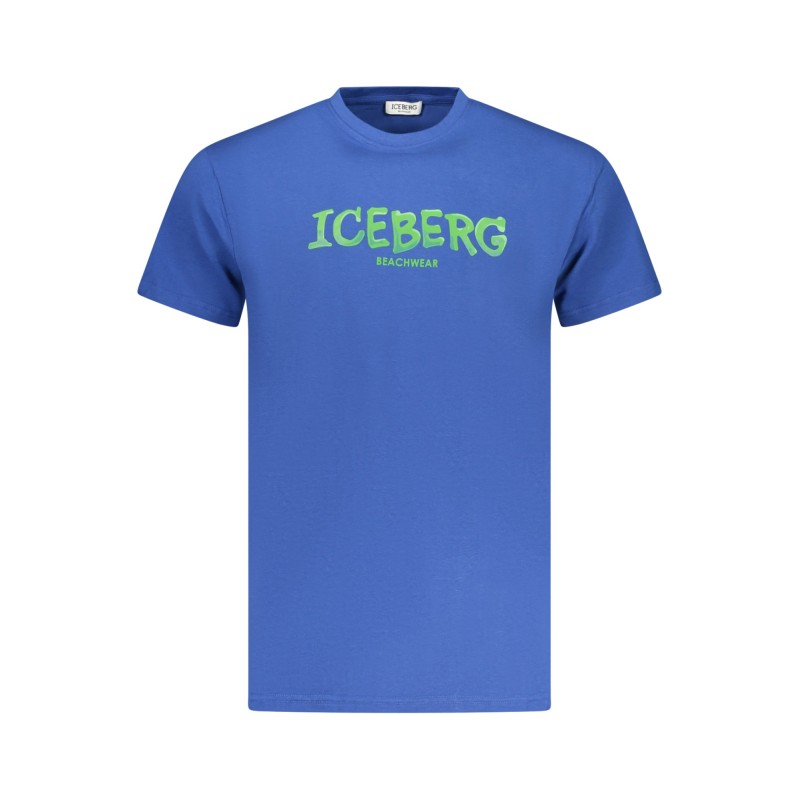 ICEBERG T-SHIRT MANICHE CORTE UOMO BLU