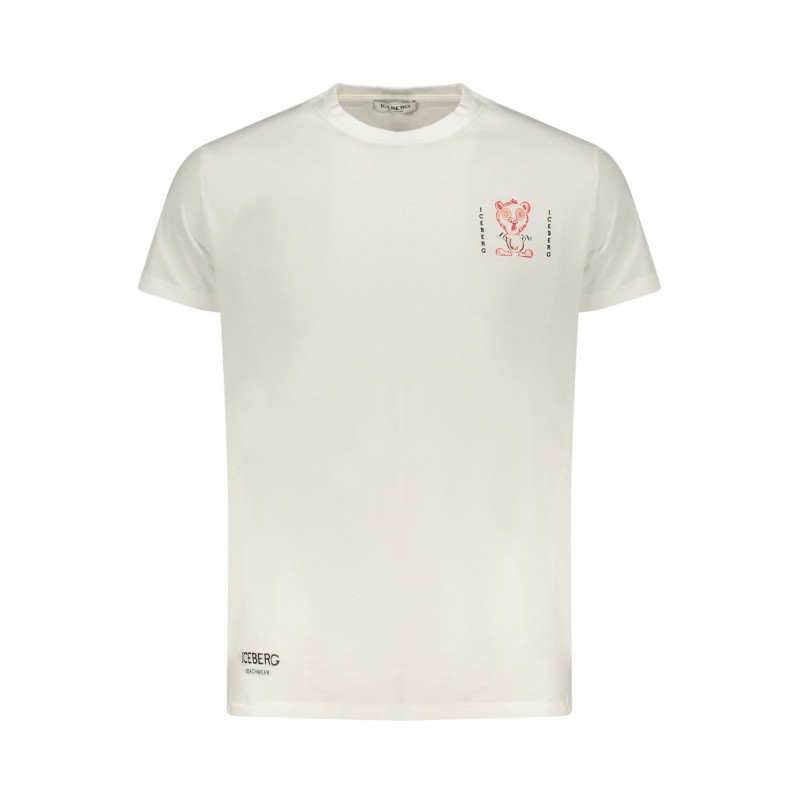 ICEBERG T-SHIRT MANICHE CORTE UOMO BIANCO