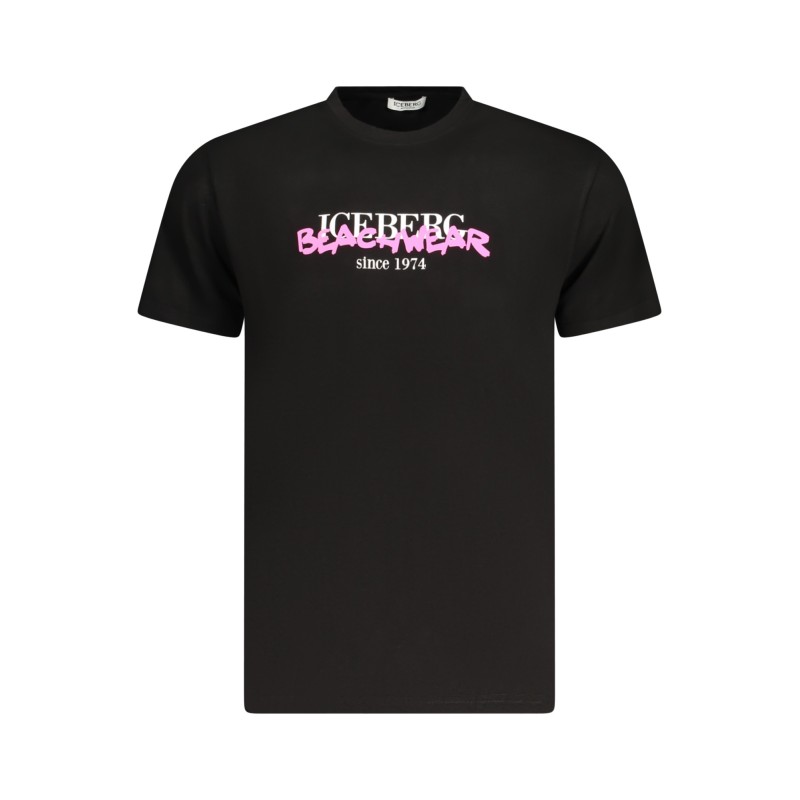 ICEBERG T-SHIRT MANICHE CORTE UOMO NERO