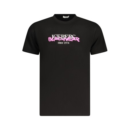 ICEBERG T-SHIRT MANICHE CORTE UOMO NERO