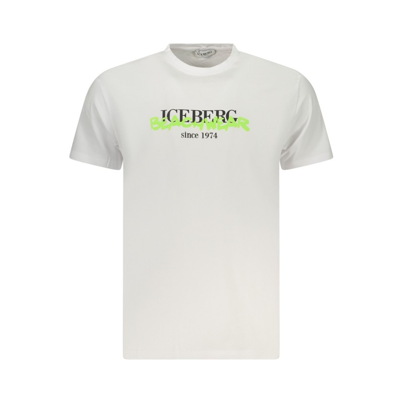 ICEBERG T-SHIRT MANICHE CORTE UOMO BIANCO