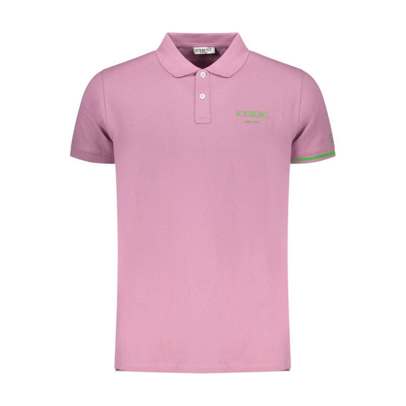 ICEBERG POLO MANICHE CORTE UOMO VIOLA
