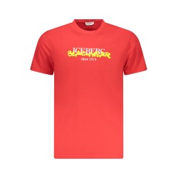 ICEBERG T-SHIRT MANICHE CORTE UOMO ROSSO