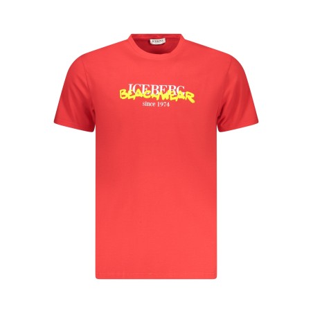 ICEBERG T-SHIRT MANICHE CORTE UOMO ROSSO