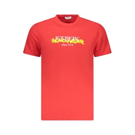 ICEBERG T-SHIRT MANICHE CORTE UOMO ROSSO