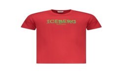 ICEBERG T-SHIRT MANICHE CORTE UOMO ROSSO