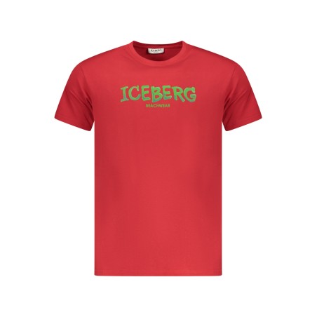 ICEBERG T-SHIRT MANICHE CORTE UOMO ROSSO