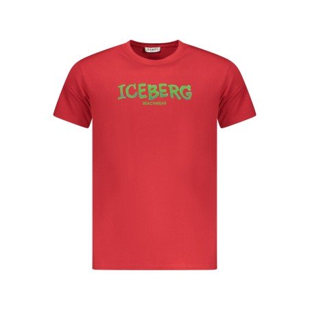 ICEBERG T-SHIRT MANICHE CORTE UOMO ROSSO