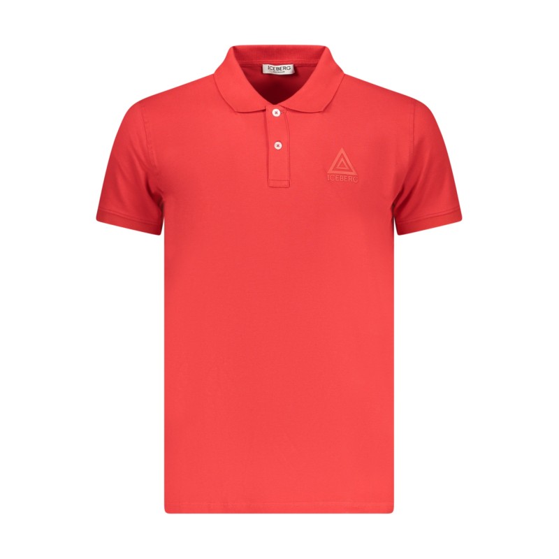 ICEBERG POLO MANICHE CORTE UOMO ROSSO