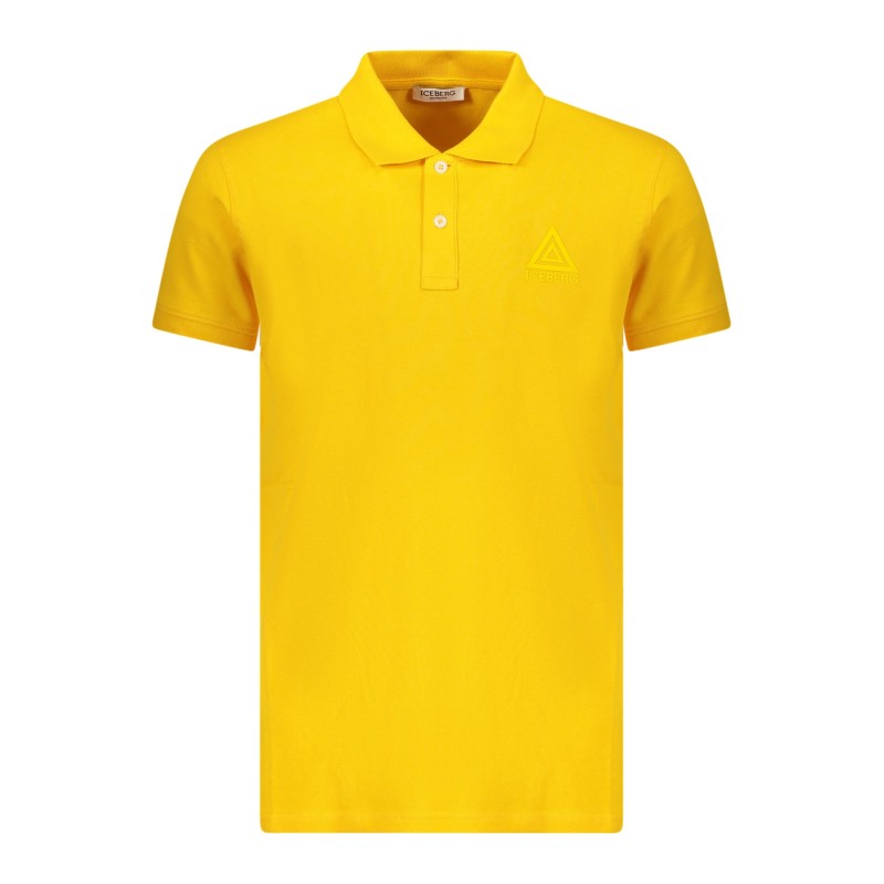ICEBERG POLO MANICHE CORTE UOMO GIALLO