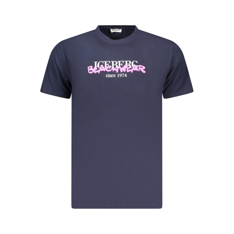 ICEBERG T-SHIRT MANICHE CORTE UOMO BLU