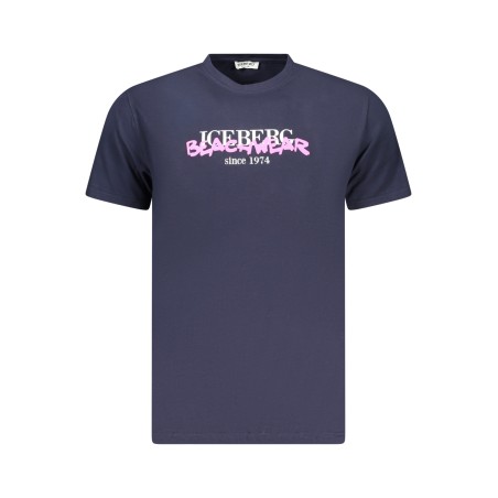ICEBERG T-SHIRT MANICHE CORTE UOMO BLU